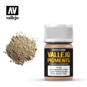 Pigment - Light Yellow Ocre - 30 ml, Vallejo 73102