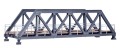 Stalowy, kratownicowy wiadukt 1 torowy, H0, Kibri 39701