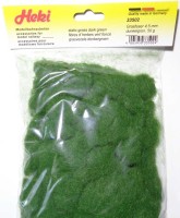 Trawa elektrostatyczna 4.5 mm ciemna zieleń, 50g, Heki 33502