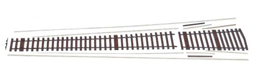 Rozjazd prosty lewy 8.6 st. do montażu, Code75, skala H0, Weinert Modellbau 74407