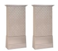 2 x podpora wiaduktu, skala H0, Kibri 39751