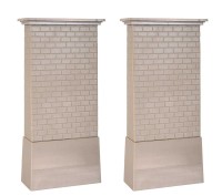 2 x podpora wiaduktu, skala H0, Kibri 39751