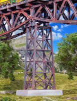 Kratownicowa podpora wiaduktu, skala H0, Kibri 39753