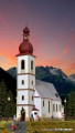 Kościół w Ramsau, skala H0, Kibri 39770