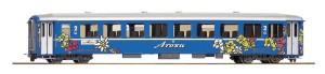 Wagon osobowy B 2315 Arosa Express RhB, skala H0m, BEMO 3253145