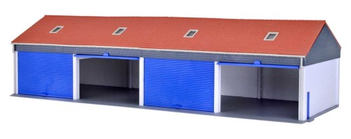 Garaż na 4 ciężarówki, skala H0, Kibri 38136