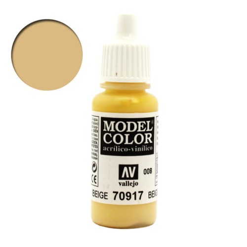 Farba akrylowa Model color 008 Beige 17ml, Vallejo 70917