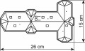 Nastawnia bramowa Stuttgart, skala H0, Vollmer 45735
