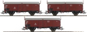 3 x wagon teleskopowy 2 os. DB ep. III, skala H0, Roco 66196