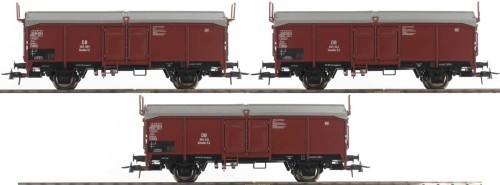 3 x wagon teleskopowy 2 os. DB ep. III, skala H0, Roco 66196