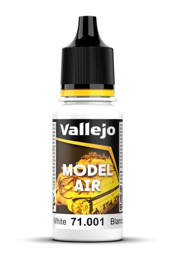Farba akrylowa Model Air - white biała 18ml, Vallejo 71001-18