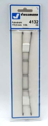 5 x odcinek sieci trakcyjnej (5 x 172.5 mm), H0, Viessmann 4132