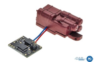 Zestaw dźwiękowy do ciężarówki MB z okrągłą kabiną, czerwonobrązowy, skala H0, Viessmann 8454