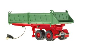 Naczepa wywrotka MEILLER MDKS 28/2 z oświetleniem, skala H0, Viessmann 8212