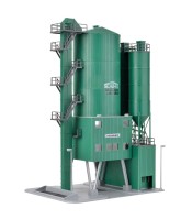 Zakład produkcji betonu SchwarzBau, skala H0, Kibri 39930