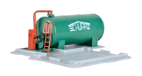 Stacja tankowania paliwa SchwarzBau, skala H0, Kibri 39932