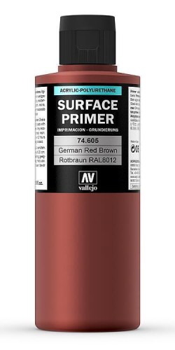 Podkład akrylowy Surface Primer 200 ml. Red Brown, Vallejo 74605