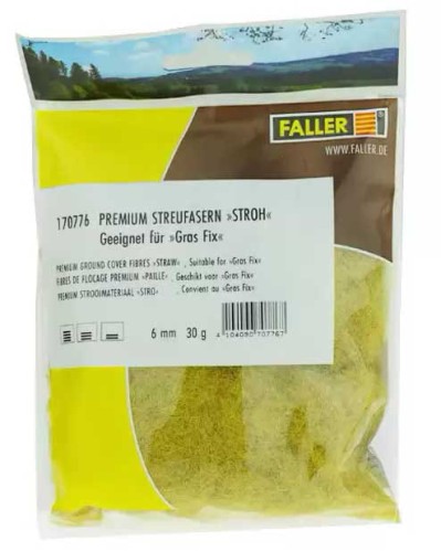 Trawa elektrostatyczna 6 mm słoma, 30 g, Faller 170776