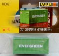 Kontener 20' EVERGREEN, ep. V, skala H0, Faller 180821