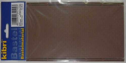 Płytka - mur 12 x 20 cm, H0, Kibri 34145