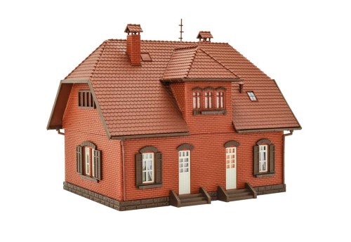 Dom mieszkalny ceglany, skala H0, Kibri 43659