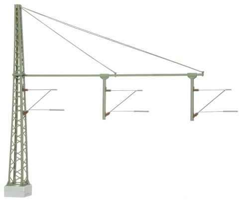 Pół bramka trakcyjna nad 3 tory, skala TT, Viessmann 4261