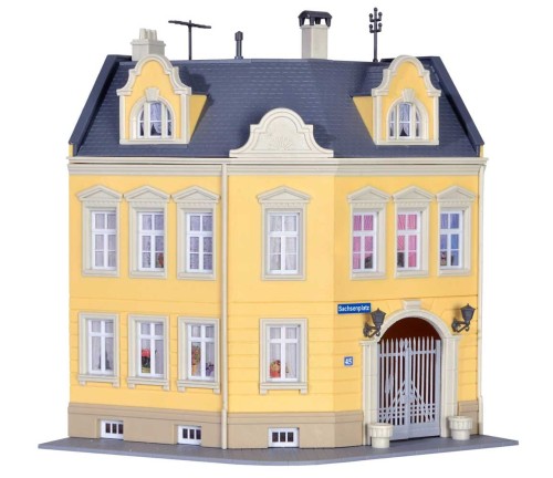 Kamienica z Placu Sachsen w Goerlitz, skala H0, Kibri 38388