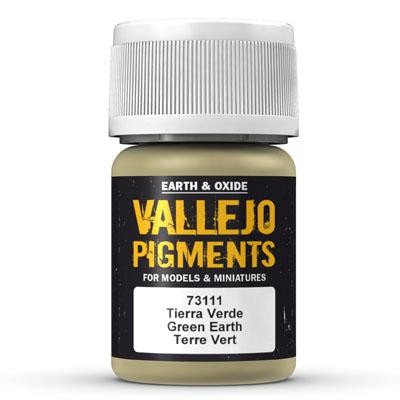 Pigment - Green Earth - 30 ml, Vallejo 73111