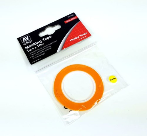 Taśma maskująca 1 mm - 18 mb (2 szt.), Vallejo T07002