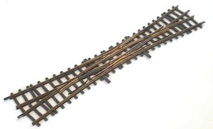 Rozjazd krzyżowy 12° Anglik skala H0m, BEMO 4215000