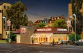 Restauracja Burger King z oświetleniem, skala H0, Vollmer 43632