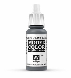 Farba akrylowa Model color 162 Basalt Grey 17ml, Vallejo 70869