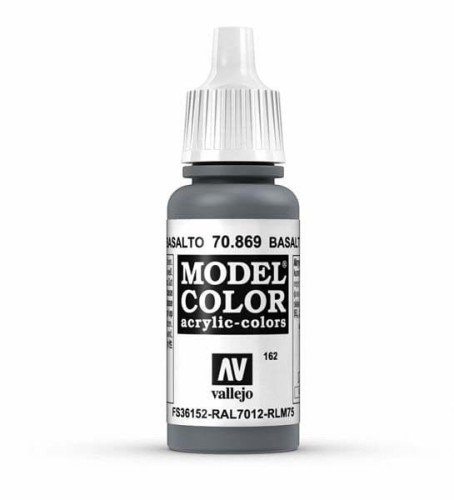 Farba akrylowa - Model color (162) Basalt Grey 17ml, Vallejo 70869