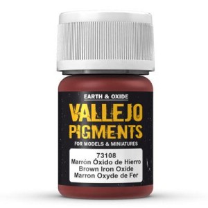 Pigment - Brown Iron Oxide - 30 ml, Vallejo 73108