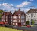 Kolejowa kamienica narożna, skala H0, Vollmer 43807