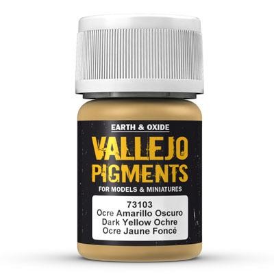 Pigment - Dark Yellow Ocre - 30 ml, Vallejo 73103