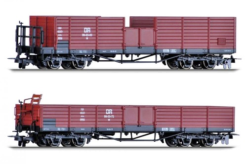 2 x wagon węglarka 4 os. DR ep. III, skala H0m, Tillig 15921