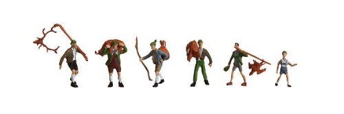 Naganiacze na polowaniu - 8 figur, H0, Faller 151068