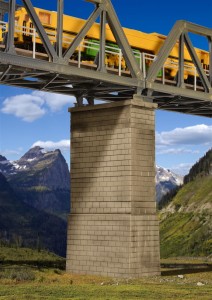 Uniwersalna podpora mostu, skala H0, Kibri 39752