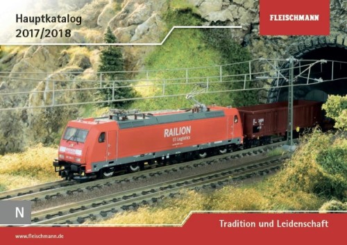 Katalog Fleischmann 2017 / 2018, skala N, j. niemiecki, Fleischmann 990117