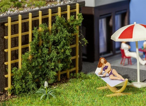 Dwa hamaki i pergola do sklejania, skala H0, Faller 180937