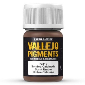 Pigment - Burnt Umber - 30 ml, Vallejo 73110