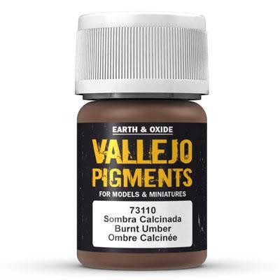 Pigment - Burnt Umber - 30 ml, Vallejo 73110
