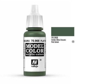 Farba akrylowa Model color 083 Flat Green 17ml, Vallejo 70968