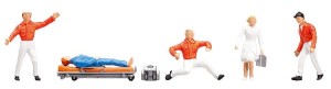 Pogotowie ratunkowe w akcji - 6 figurek, H0, Faller 151095