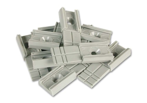 Podstawki pod słupy trakcyjne 10 szt., H0, Viessmann 4179