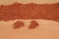 Drobne listowie na siateczce 14 x 28 cm, jesienna czerwień, Heki 1683