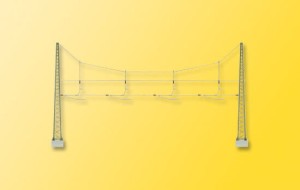 Bramka trakcyjna nad 4 tory, skala H0, Viessmann 4163