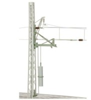 Odciąg pojedynczy na słup, H0, Viessmann 4174