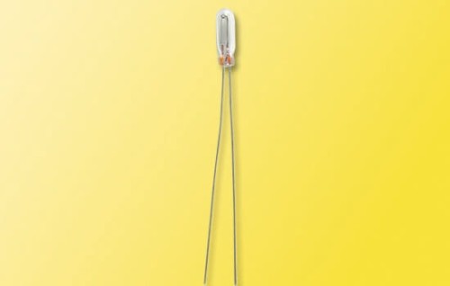 Żarówka bezbarwna T 1/2 Ø 1,8 mm bez kabla 16 V, 30 mA, Viessmann 6220